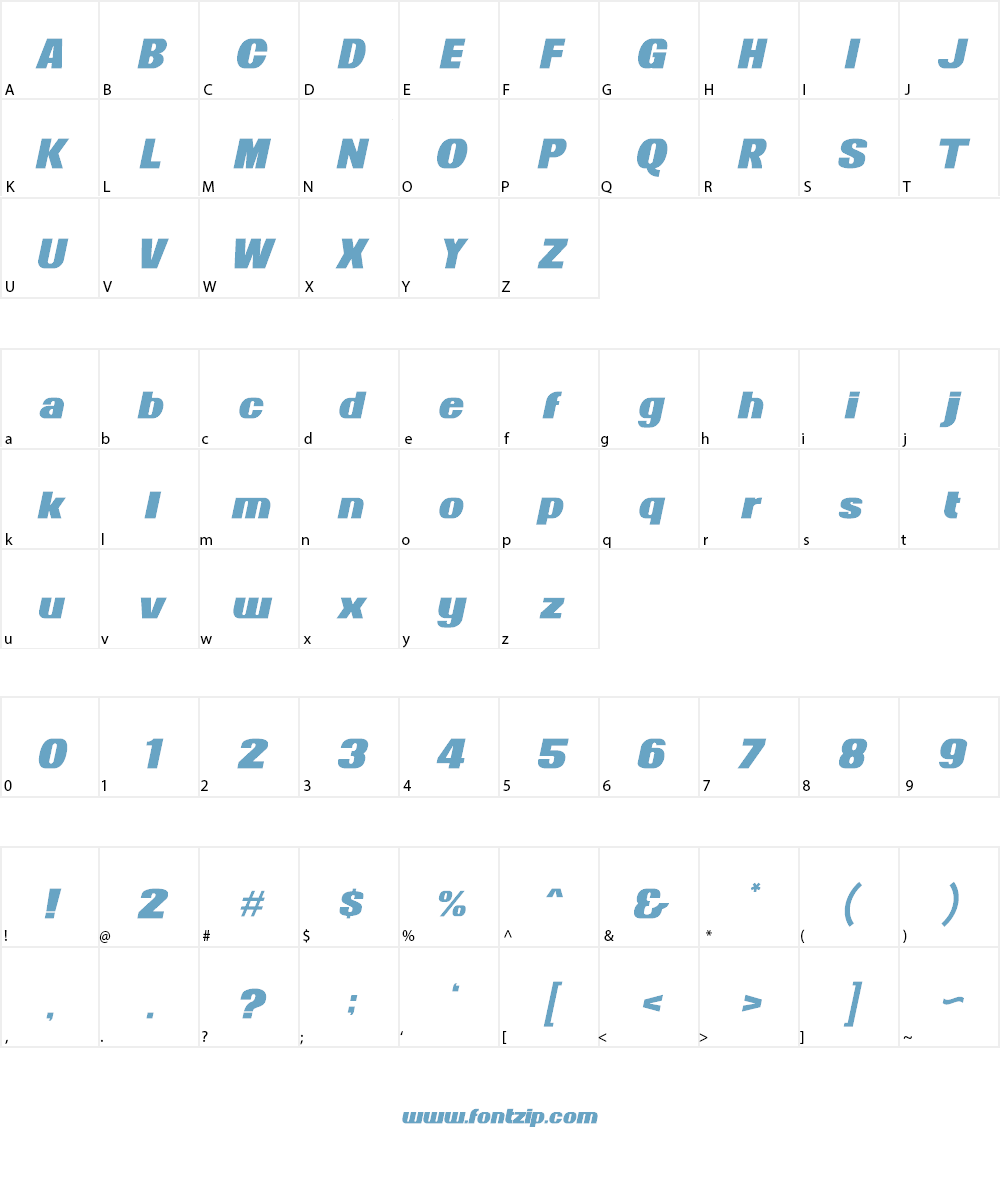News of the World Font Character